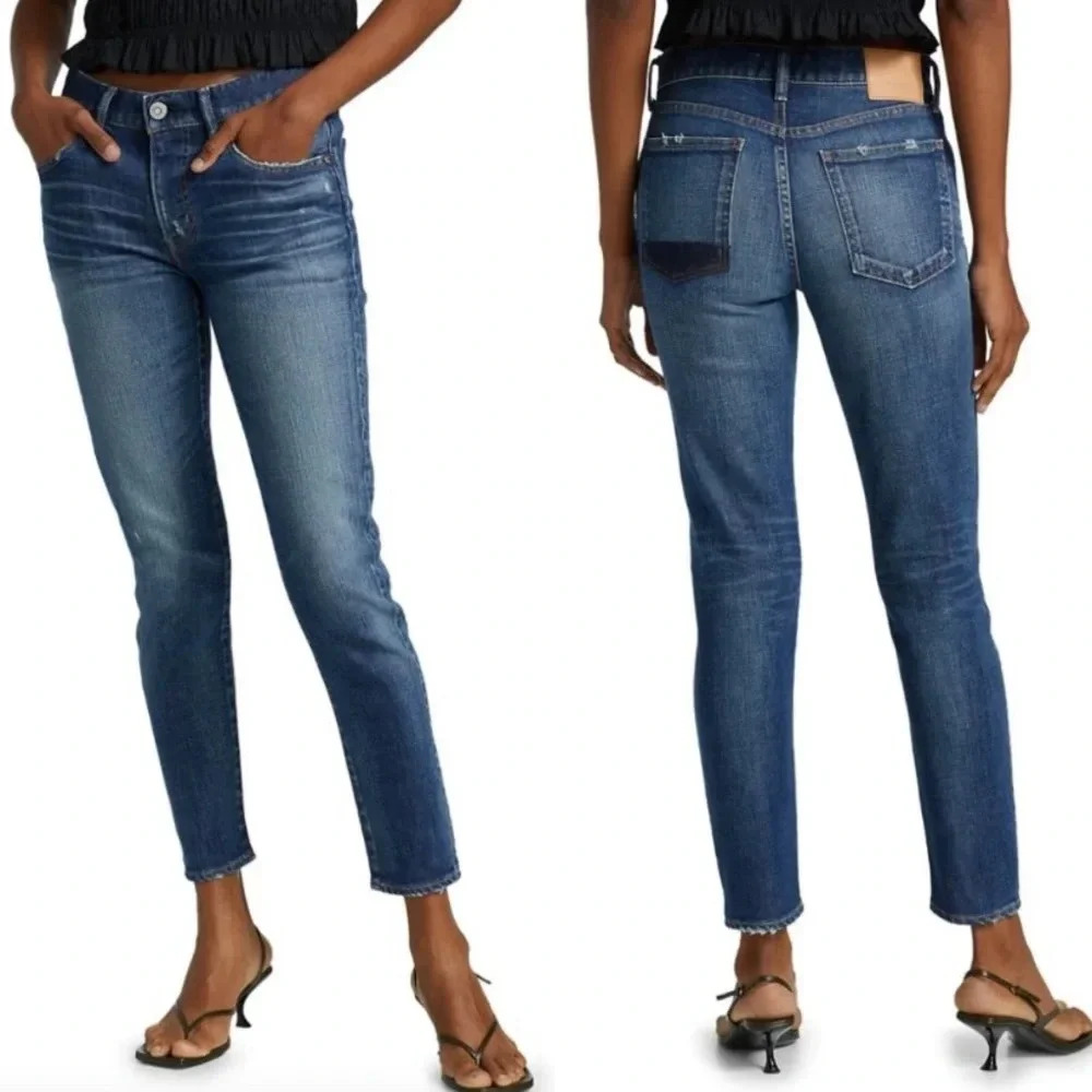 Moussy Vintage Elgin Distressed Stretch Skinny Ankle Jeans Women’s Size 25